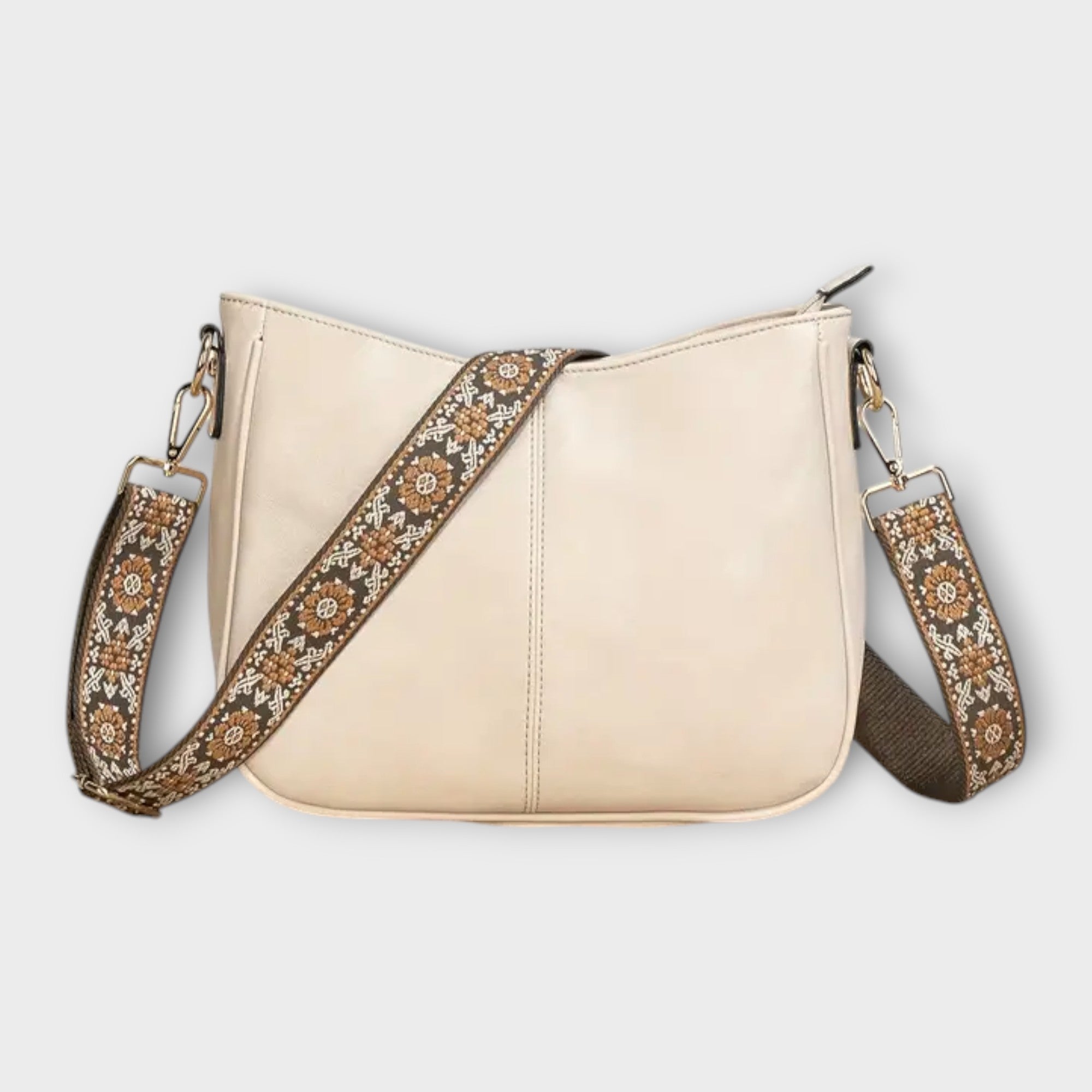 Women's Shoulder Bag with Bohemian Touch