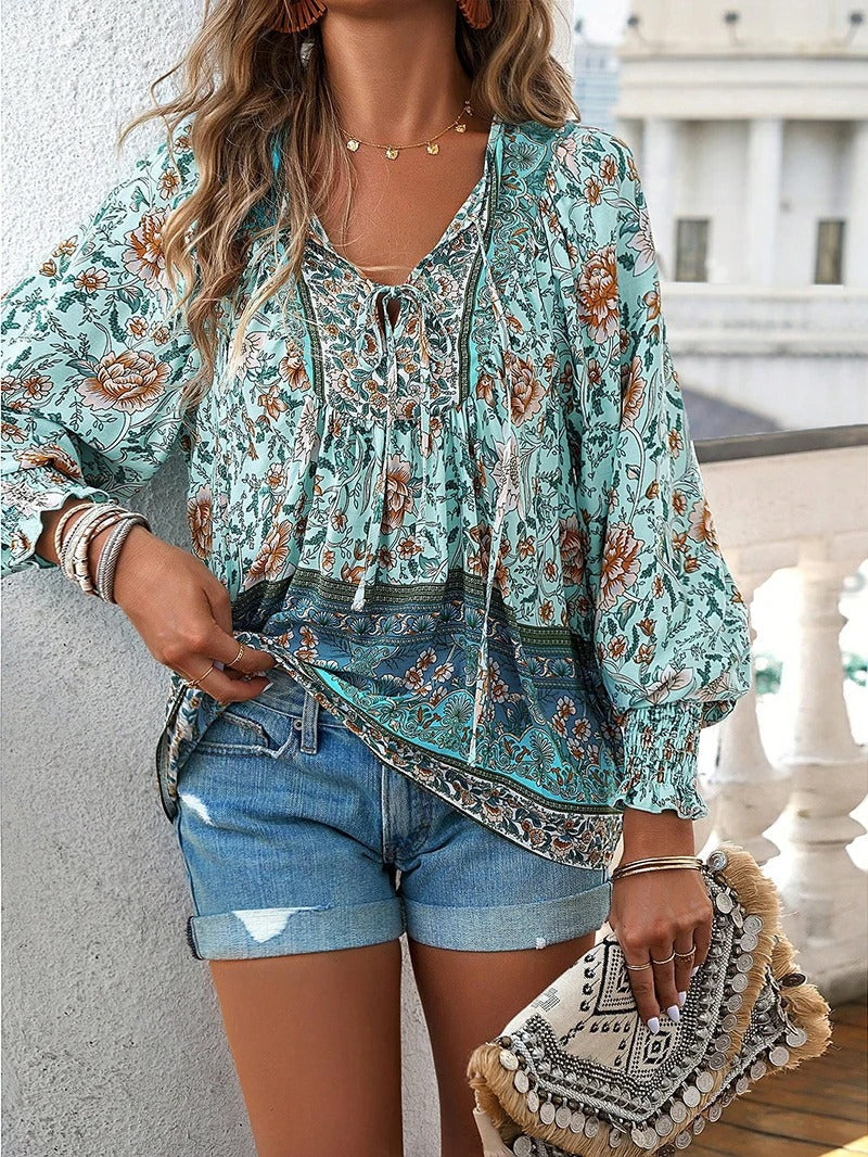 Women's Summer Floral Top