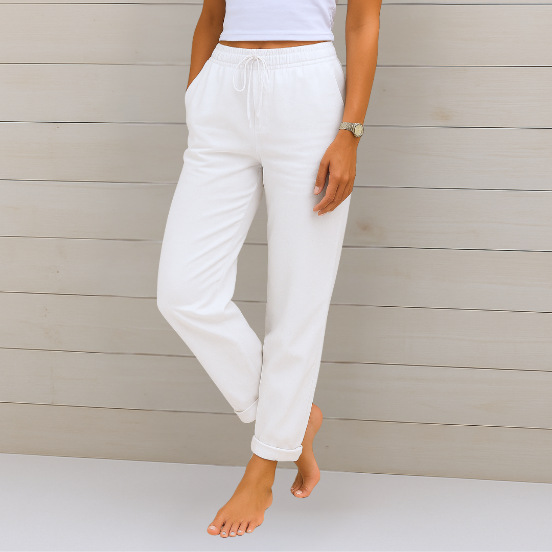 Women's Premium Breathable Pants with Elastic Waist