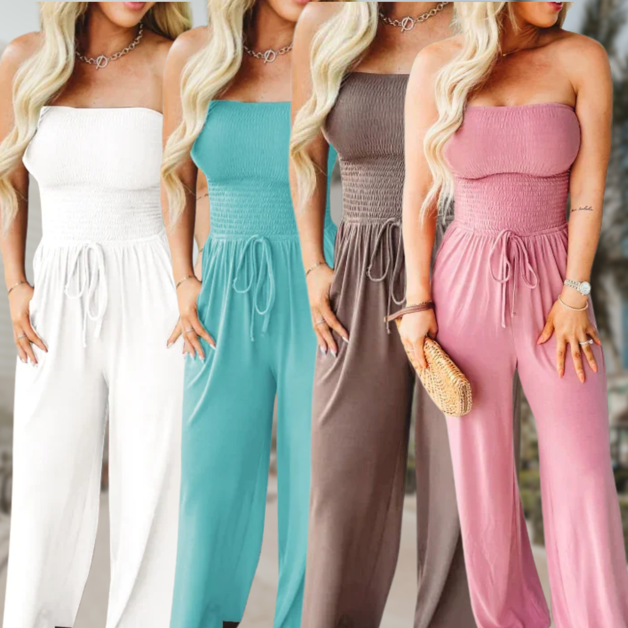 Women's Trendy Off-Shoulder Jumpsuit