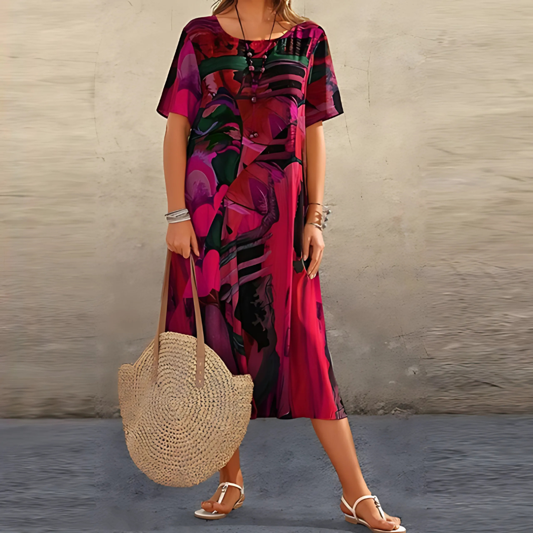 Women's Elegant Floral Dress