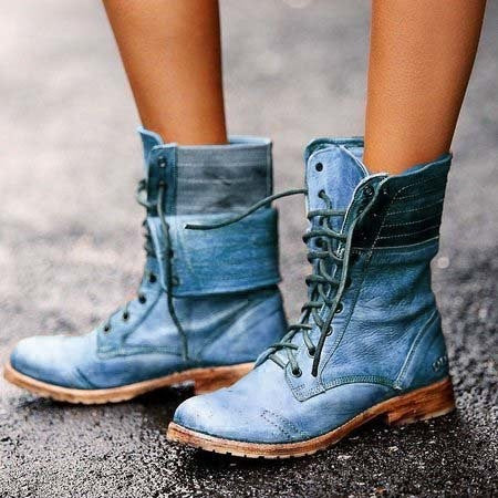 Women’s Vintage Lace-Up Boots