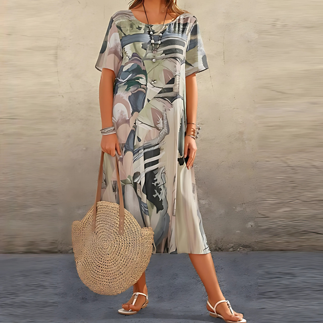 Women's Elegant Floral Dress