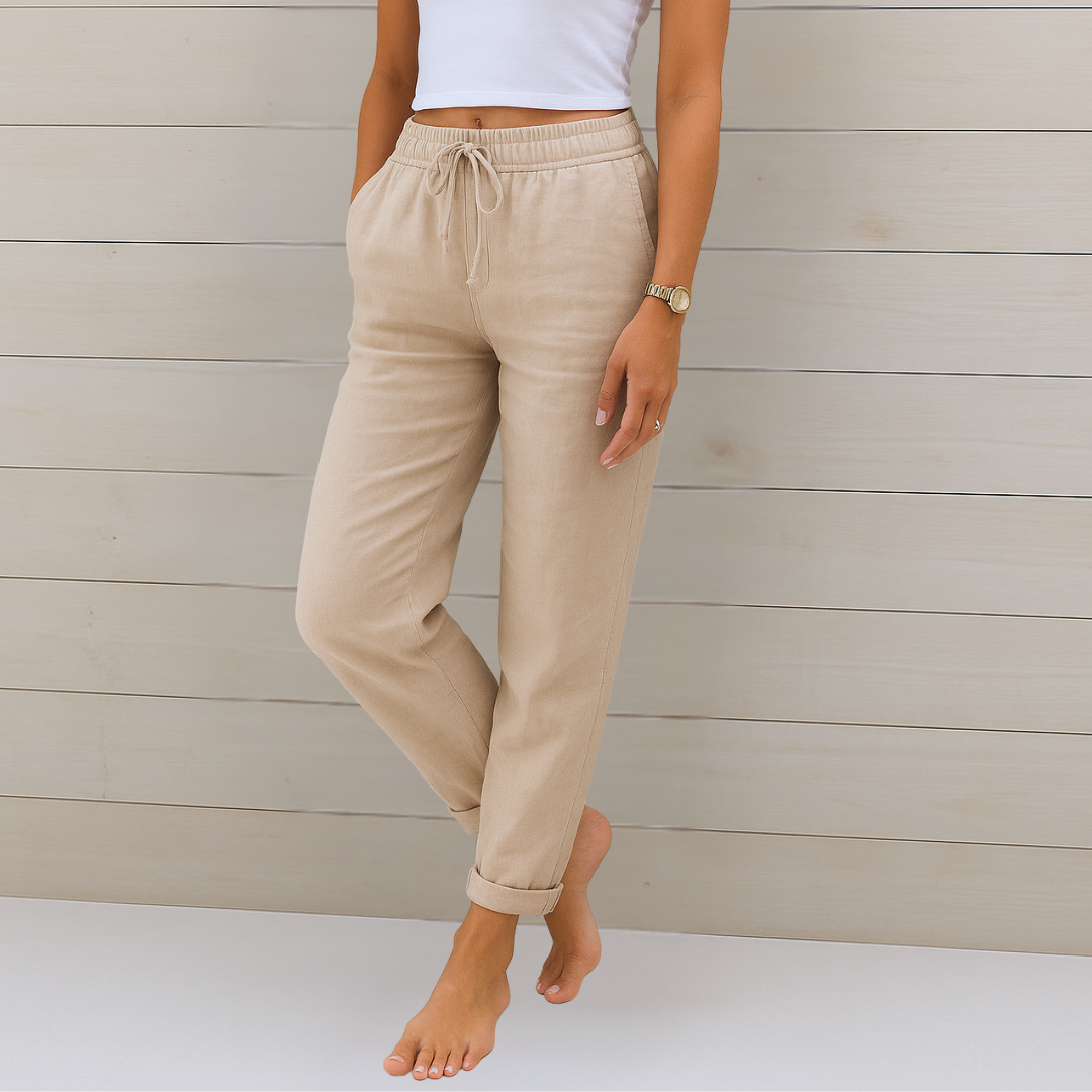 Women's Premium Breathable Pants with Elastic Waist