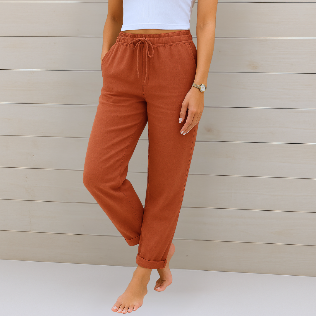 Women's Premium Breathable Pants with Elastic Waist