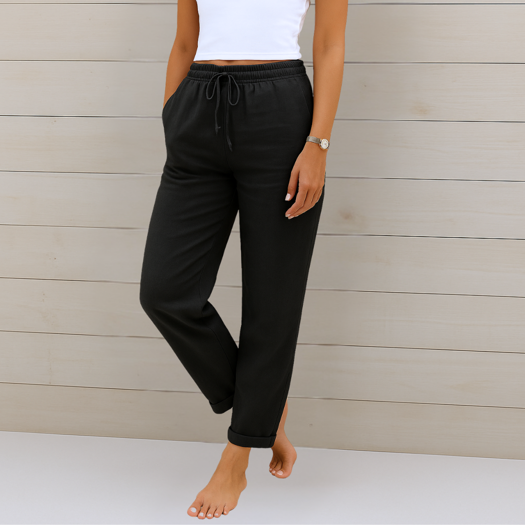 Women's Premium Breathable Pants with Elastic Waist