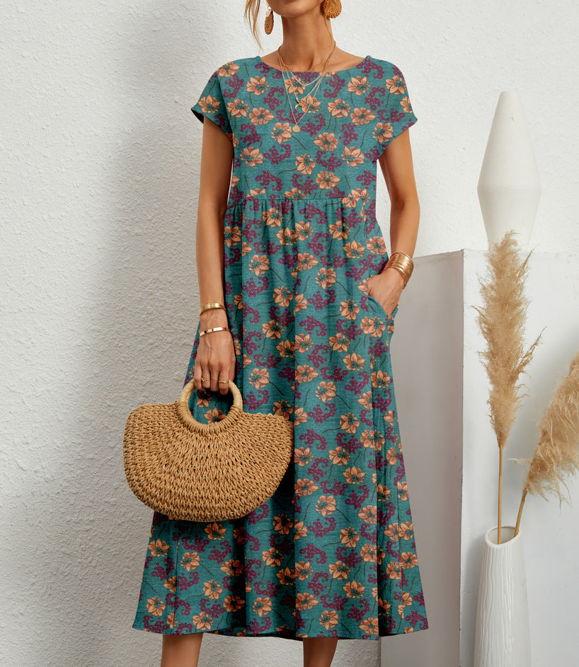 Women's Elegant Floral Dress