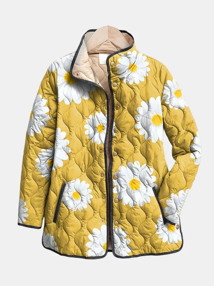 Women's Charming Daisy Pattern Jacket