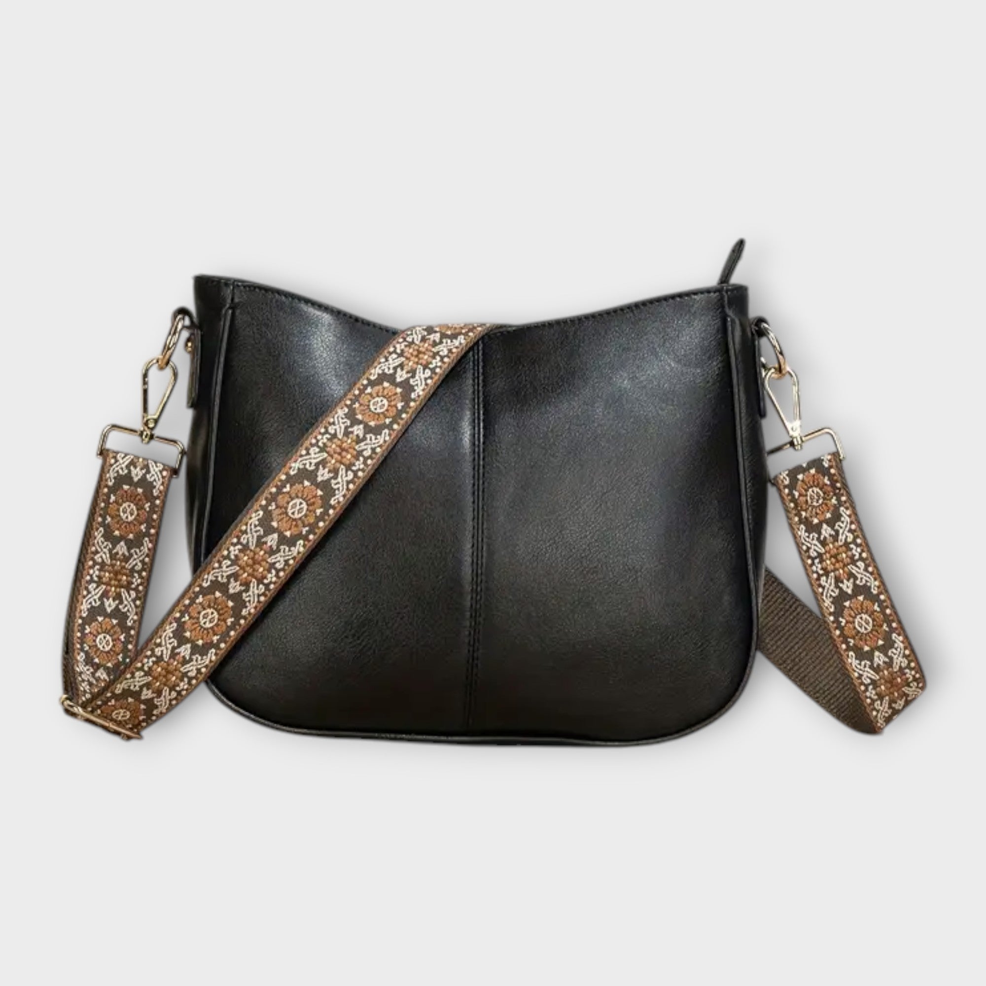 Women's Shoulder Bag with Bohemian Touch