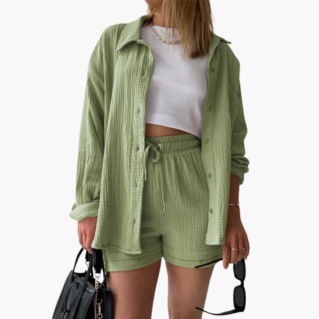 Women's Chic and Casual Two-Piece Set