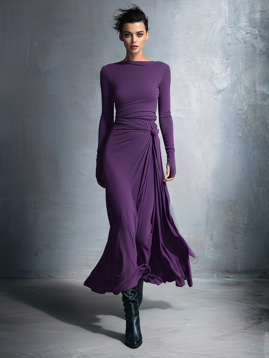 Women's Wrap Maxi Dress