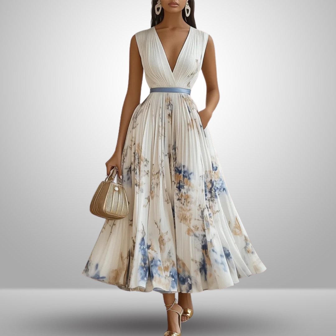 Women's Flowy Sleeveless Summer Maxi Dress
