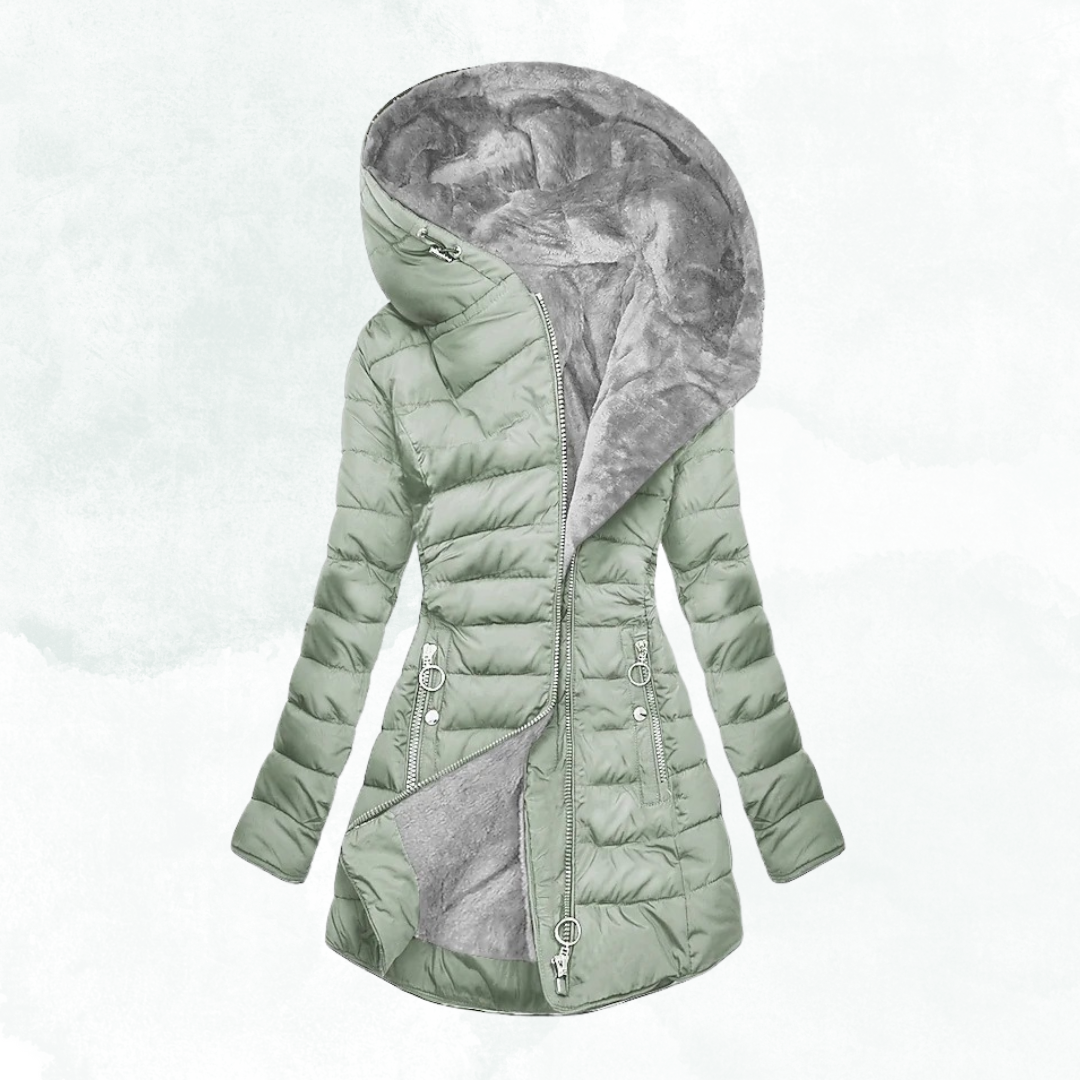 Women's Faux-Fur Lined Coat for Ultimate Warmth & Elegance