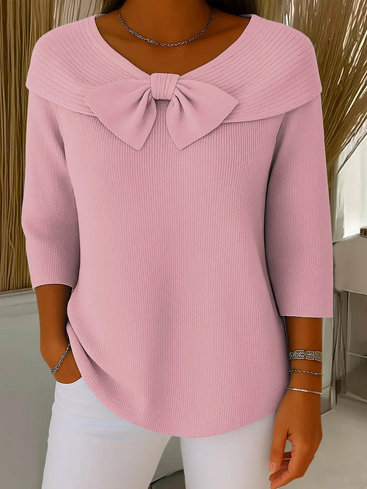 Women's Sweater with Bow