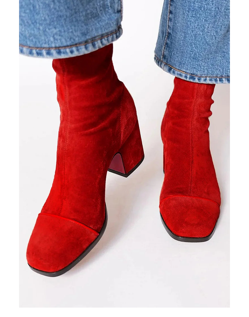 Women's Square-Toe Ankle Boots