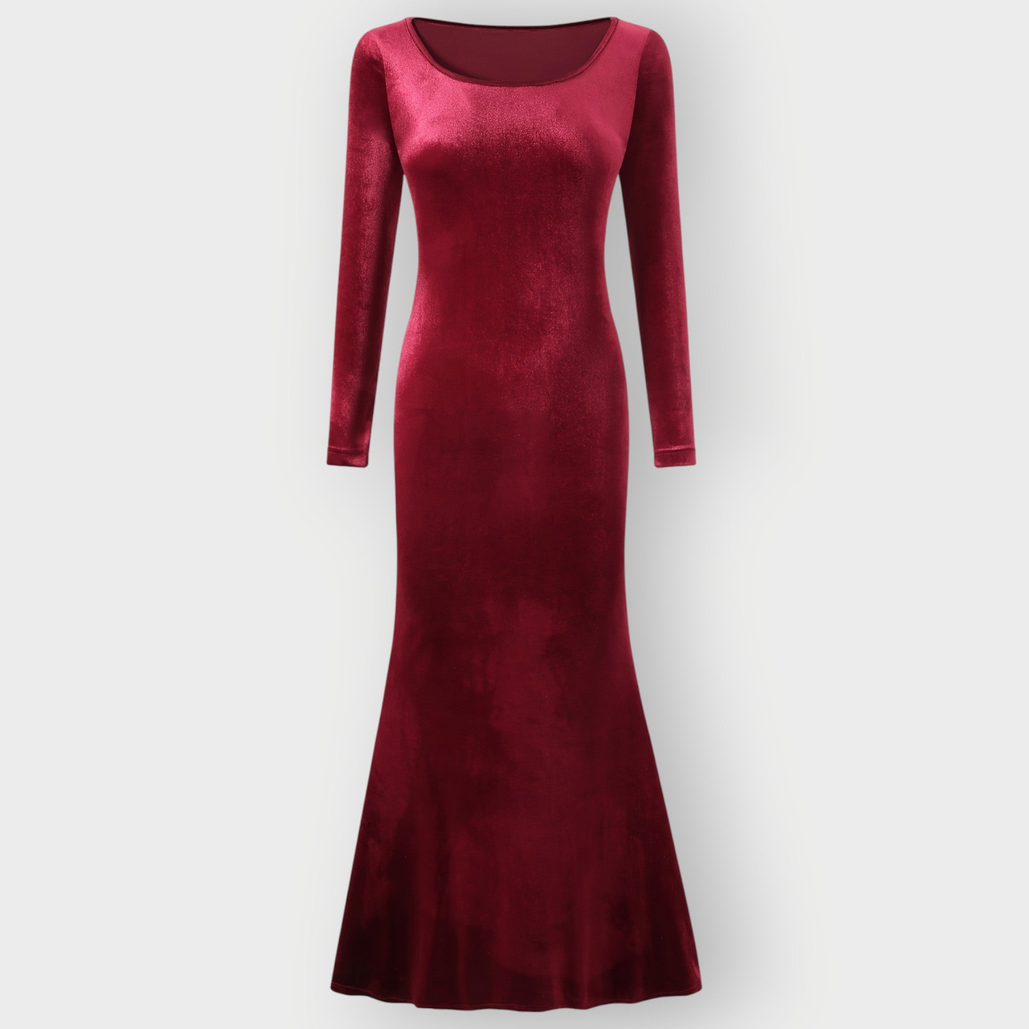 Women's Luxe Evening Velvet Gown