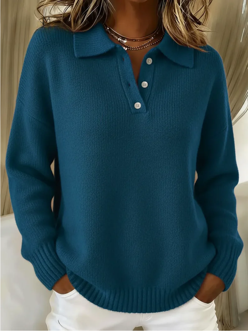 Women's Polo Sweater
