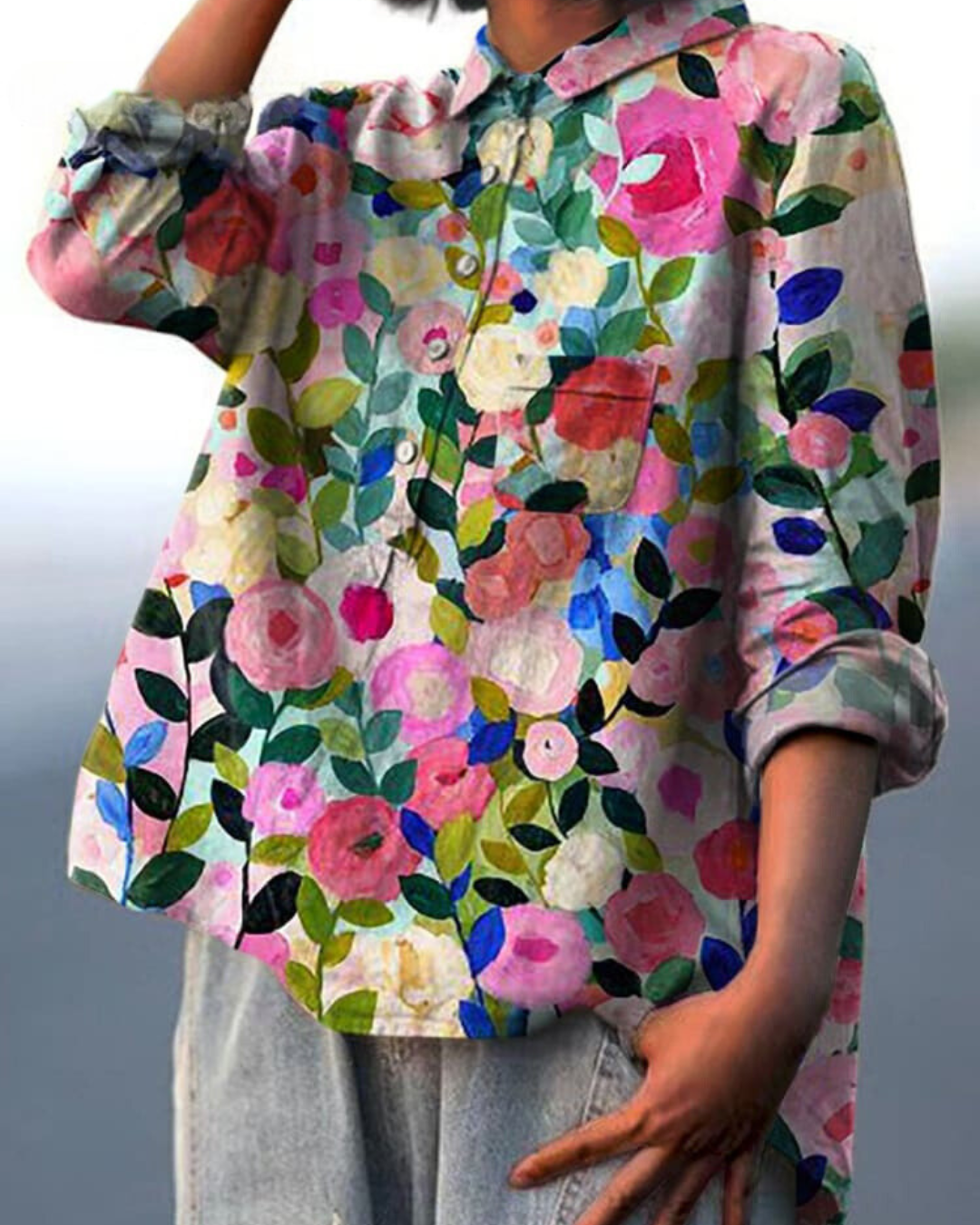 Women's Floral Blouse