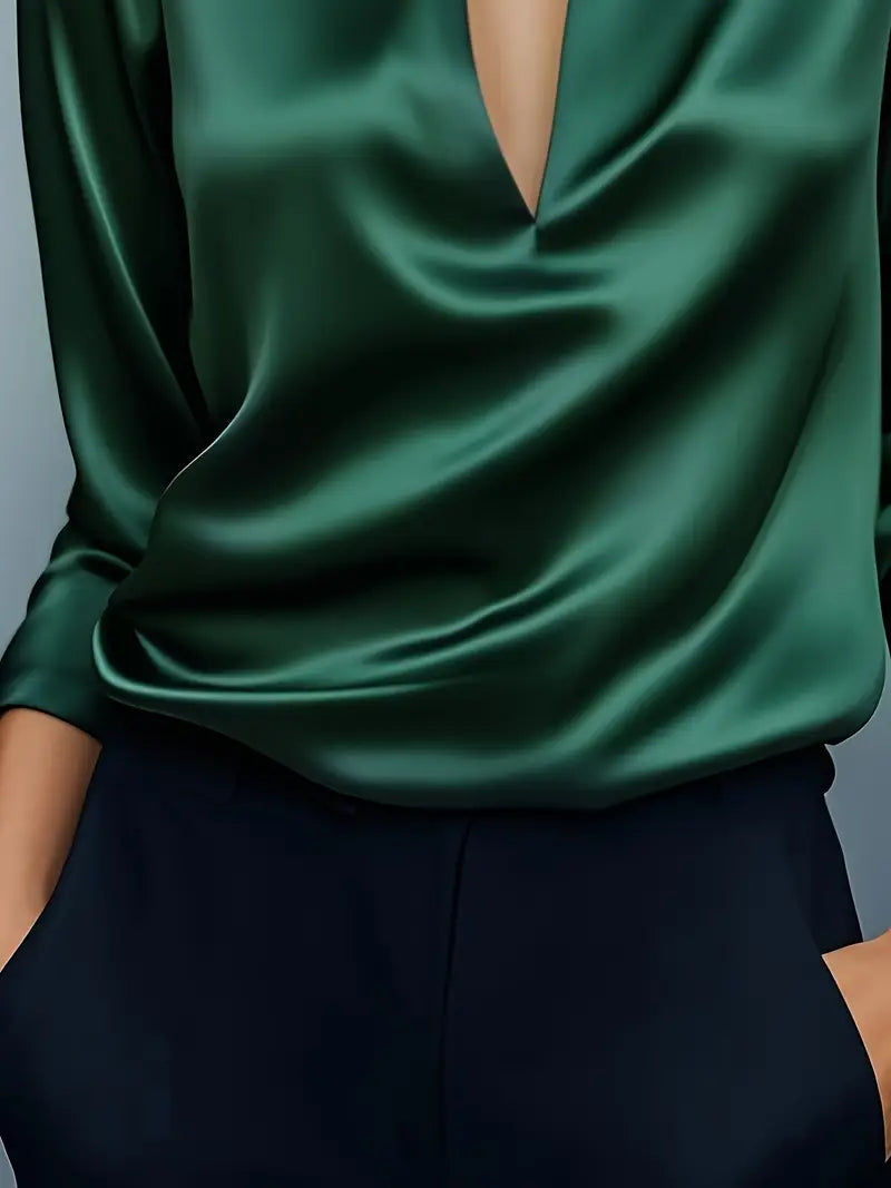 Women's Premium V-Neck Blouse