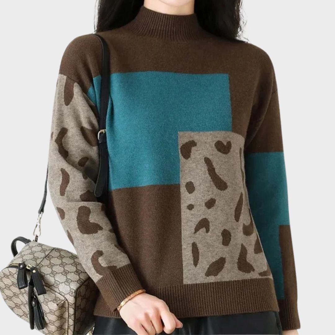Women's Comfortable High Collar Sweater