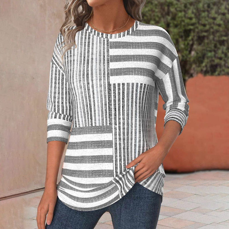 Women's Striped Comfort Blouse