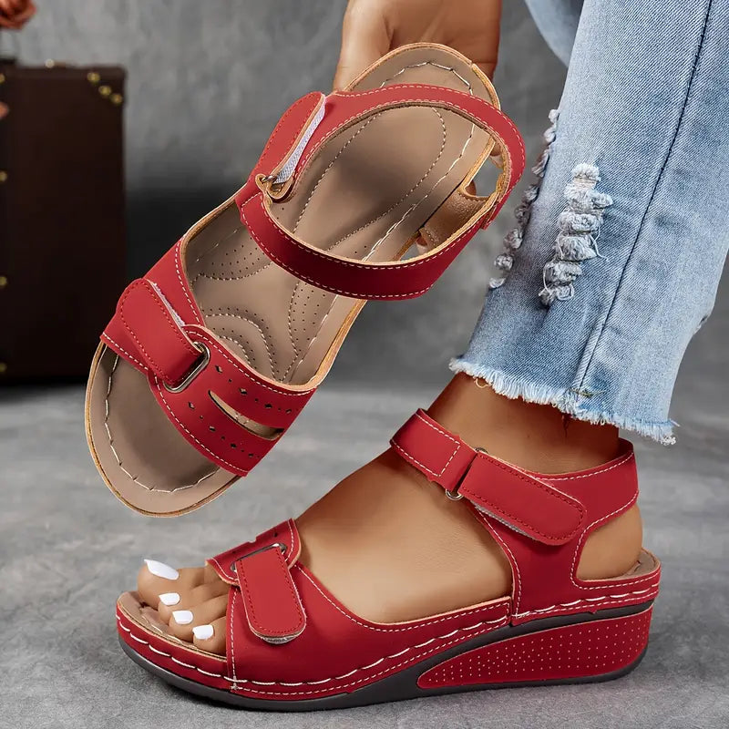 Women's Orthopedic Sandals with Wedge Heel
