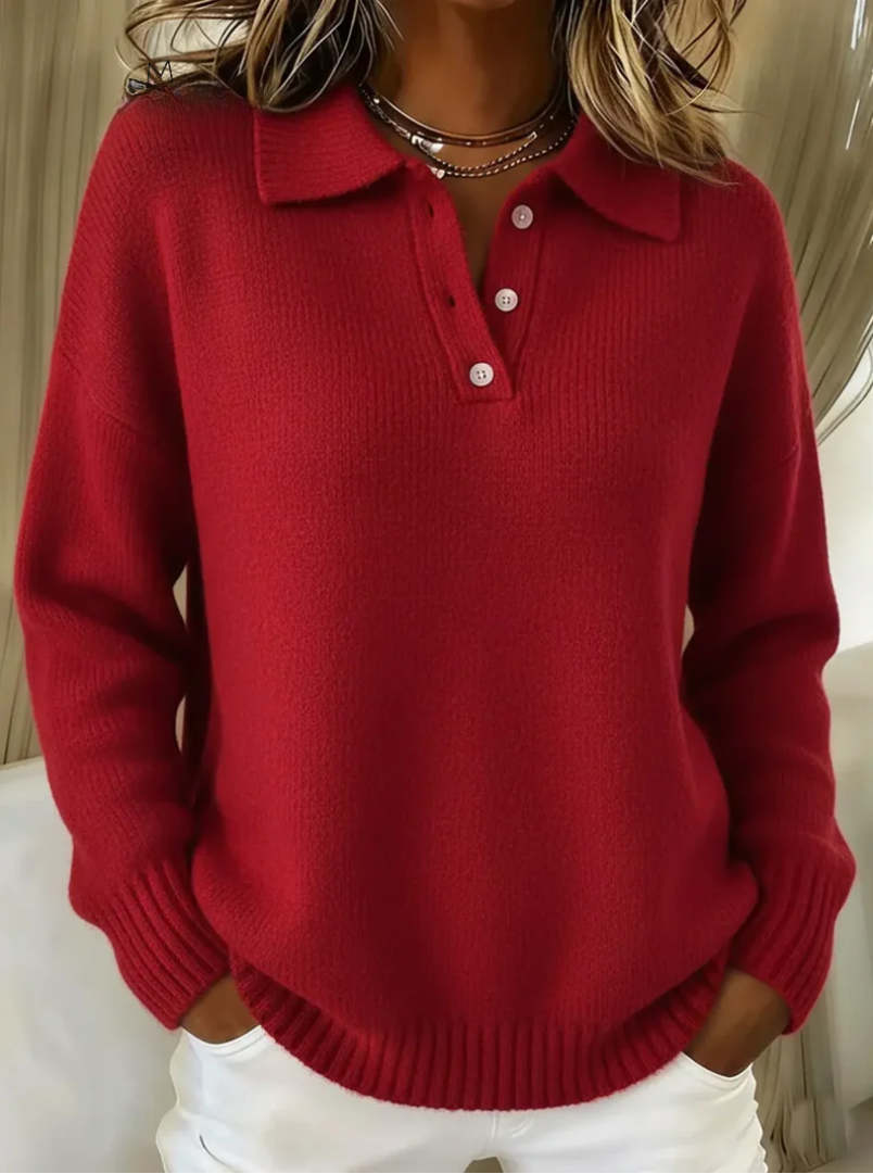 Women's Polo Sweater