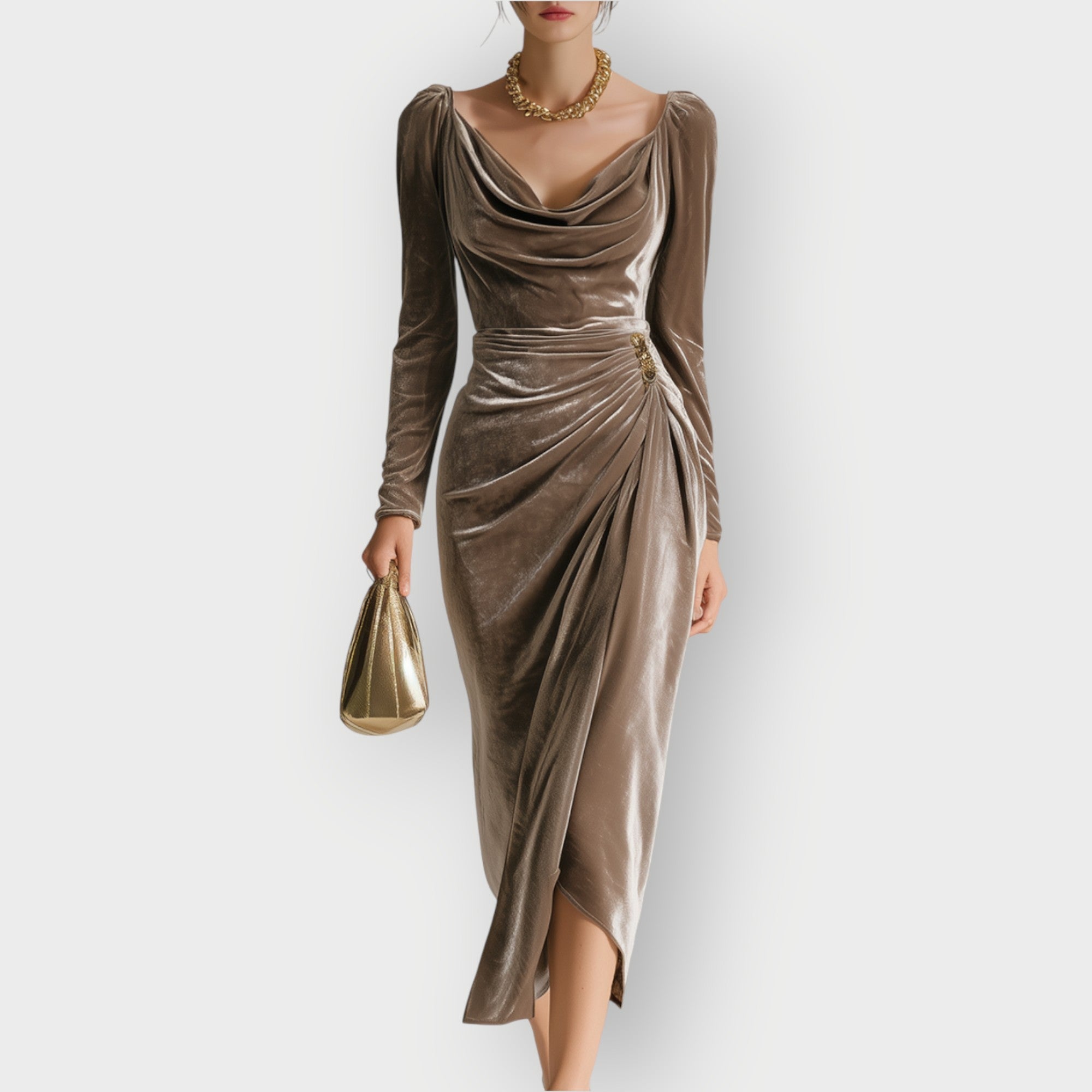 Women's Elegance Midi Dress