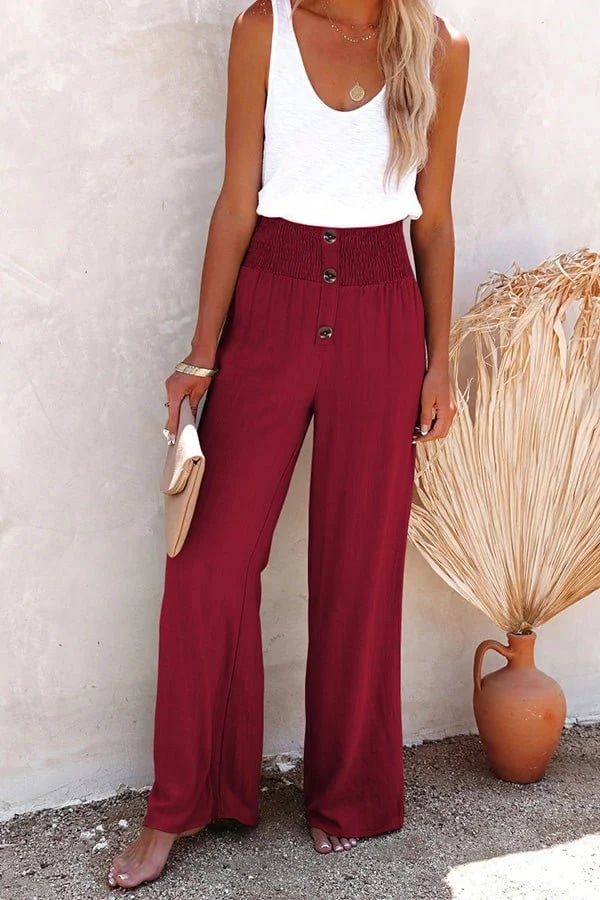 Women's Comfortable High-Waisted Trousers