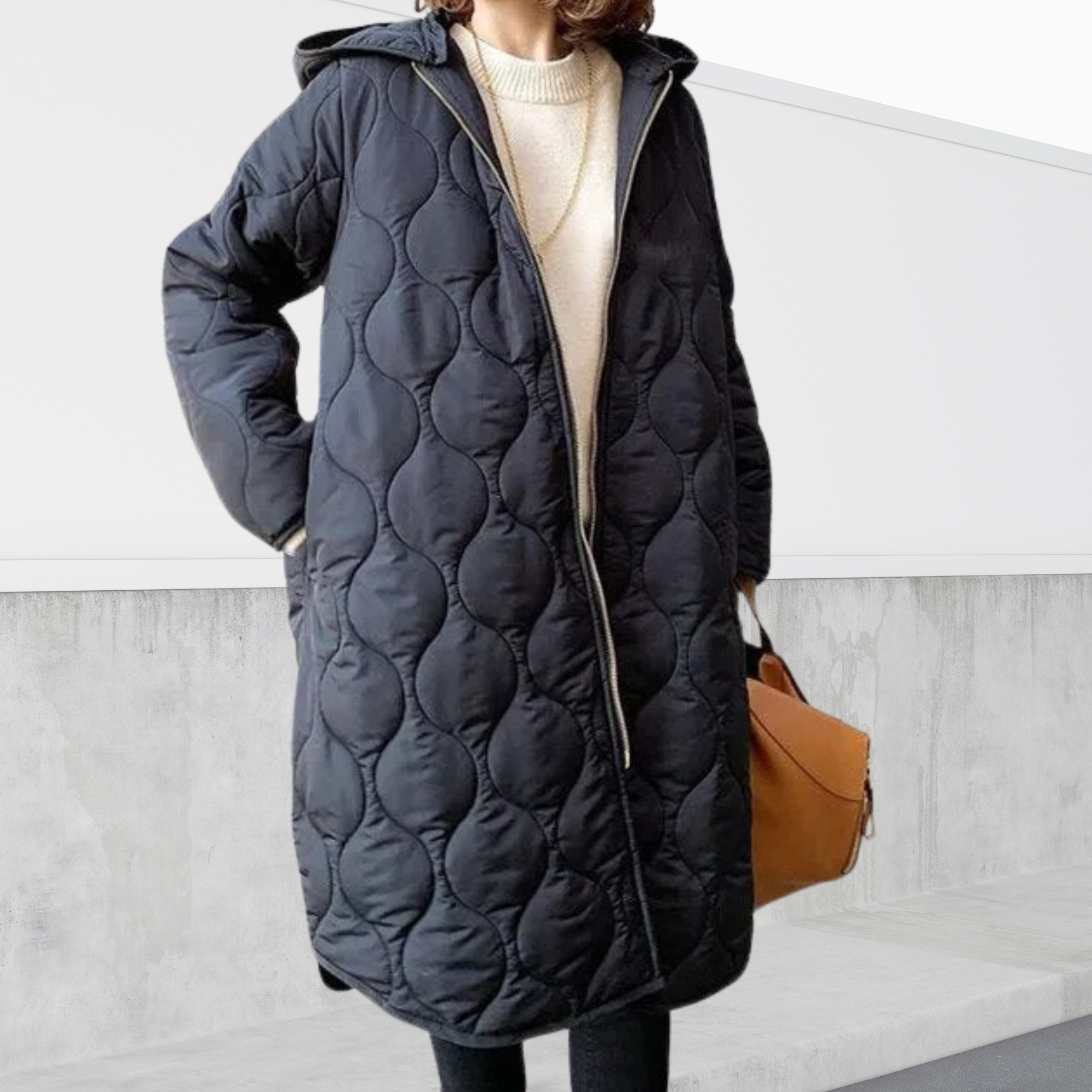 Women's Oversized hooded Parka with details