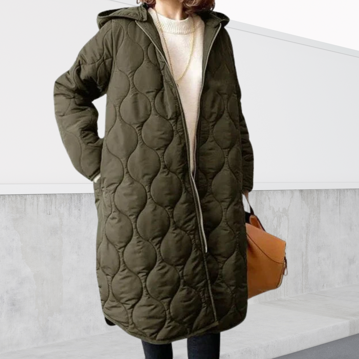 Women's Oversized hooded Parka with details