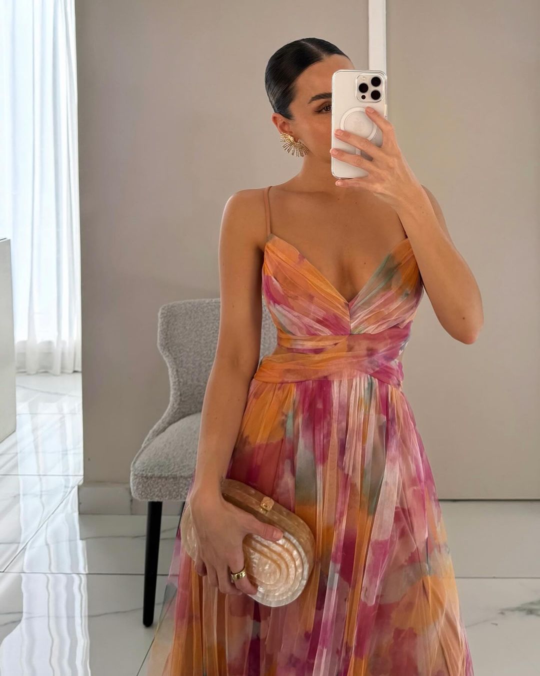 Women's Beautiful Floral Print Maxi Dress