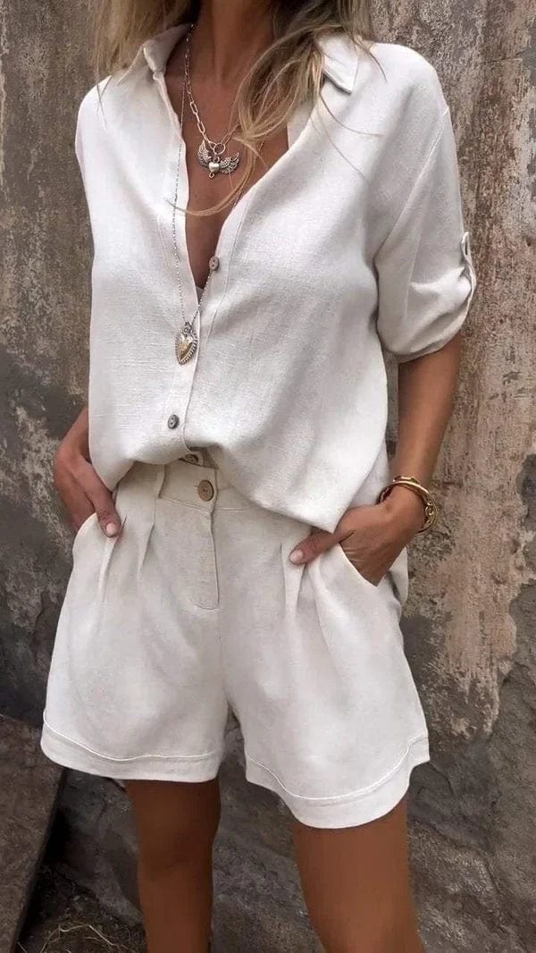 Women's Lightweight Shorts and Top Set