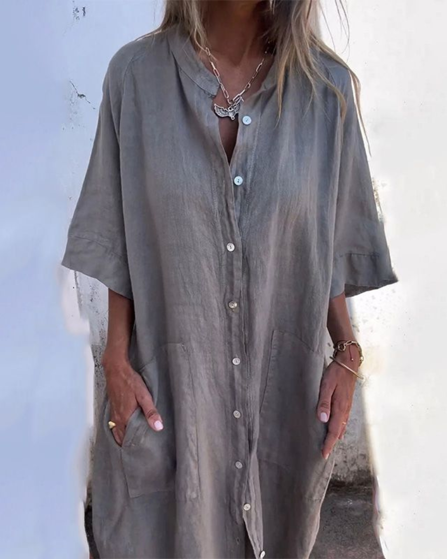 Women's Boho Shirt Dress