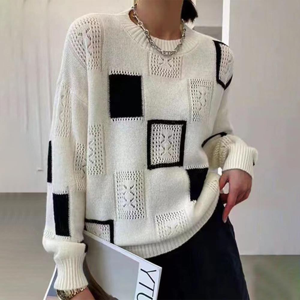 Women's Patchwork Sweater
