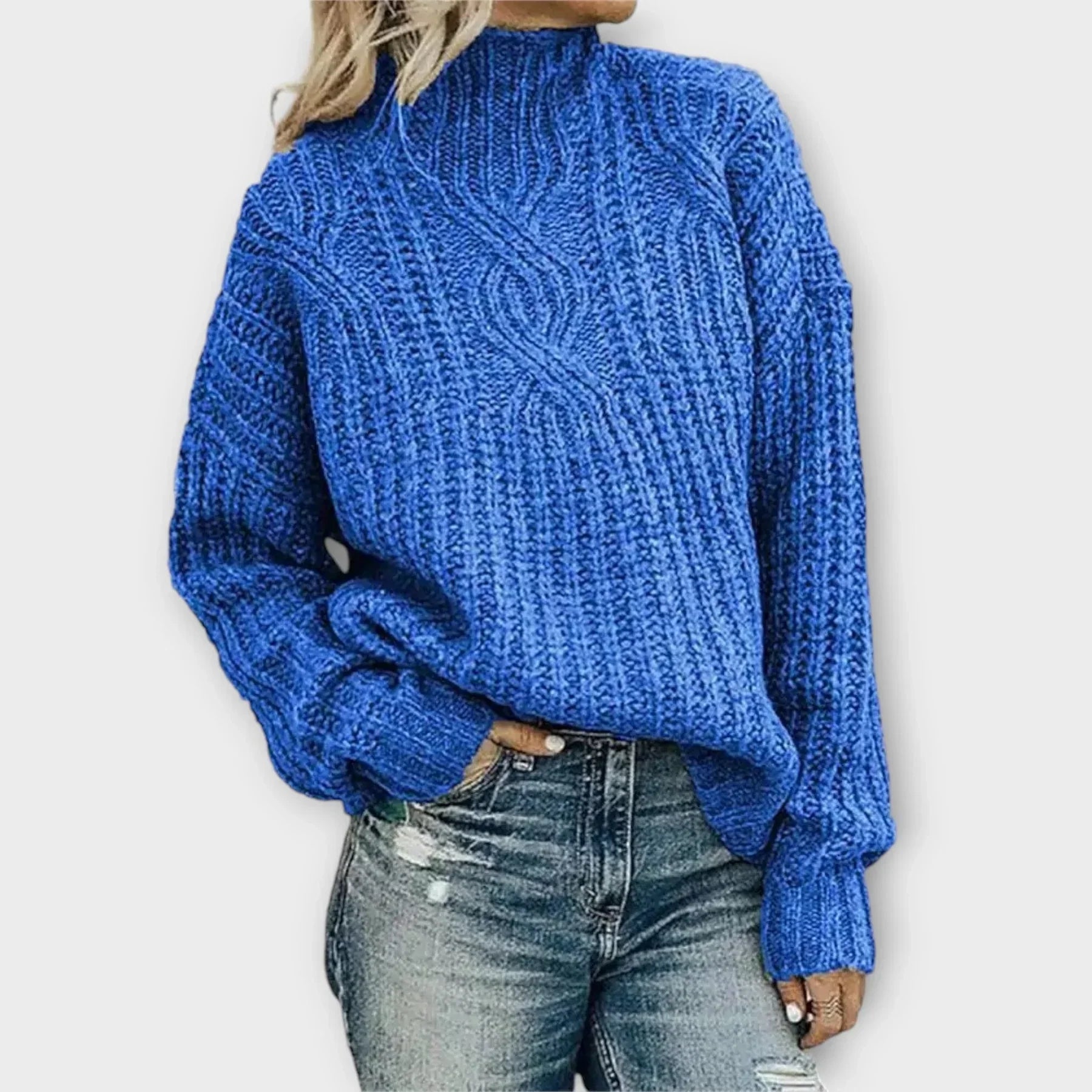 Women's Modern High-Neck Sweater