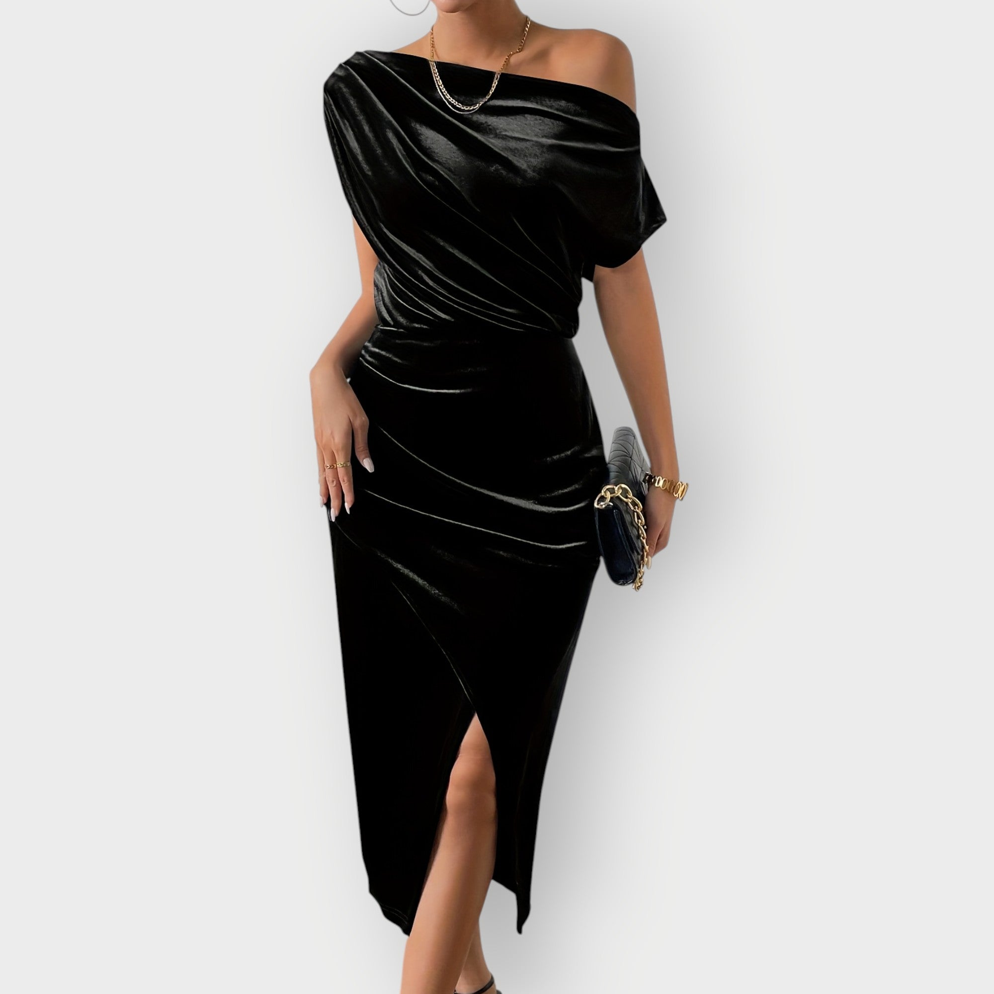 Women's Off-Shoulder Midi Dress