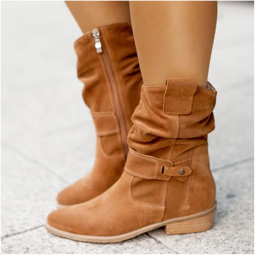 Women's Stylish Suede Knee Boots
