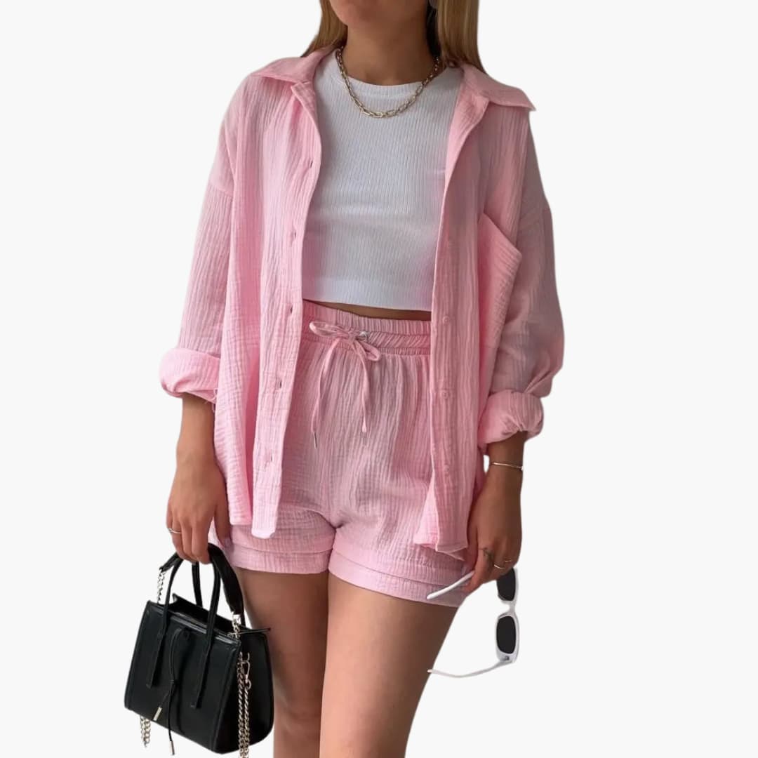 Women's Chic and Casual Two-Piece Set