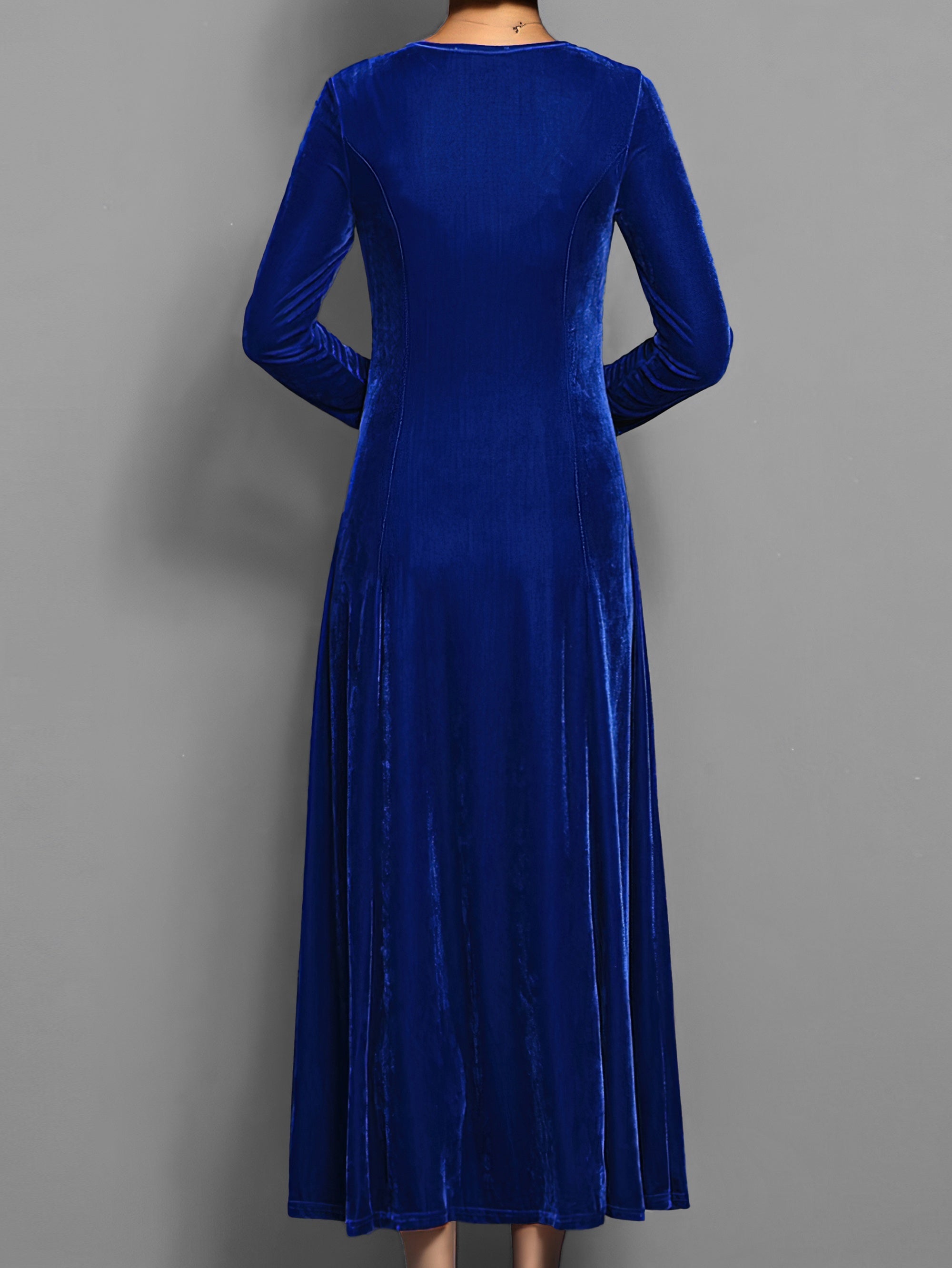 Women's Soft Velvet Dress