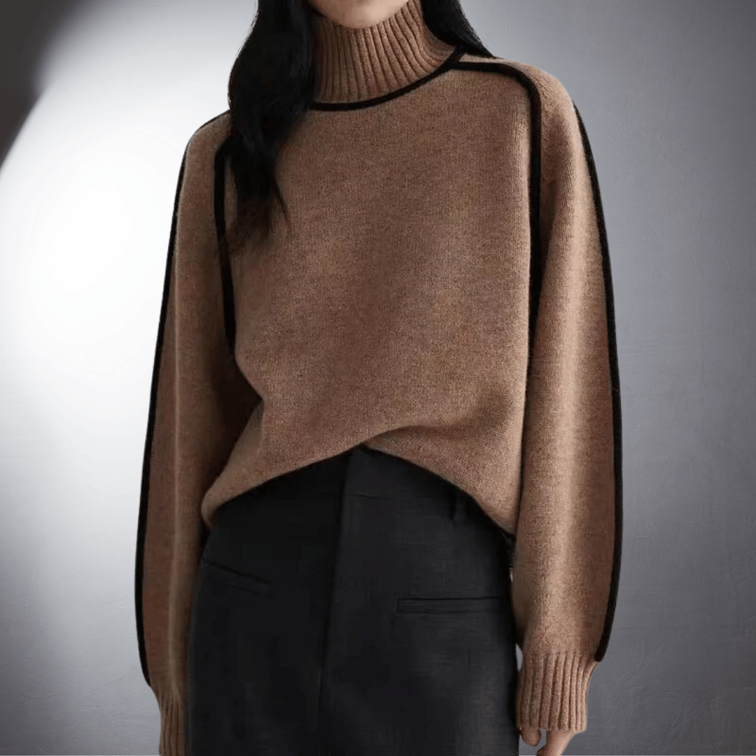 Women's Bio Turtleneck Sweater with Premium Comfort