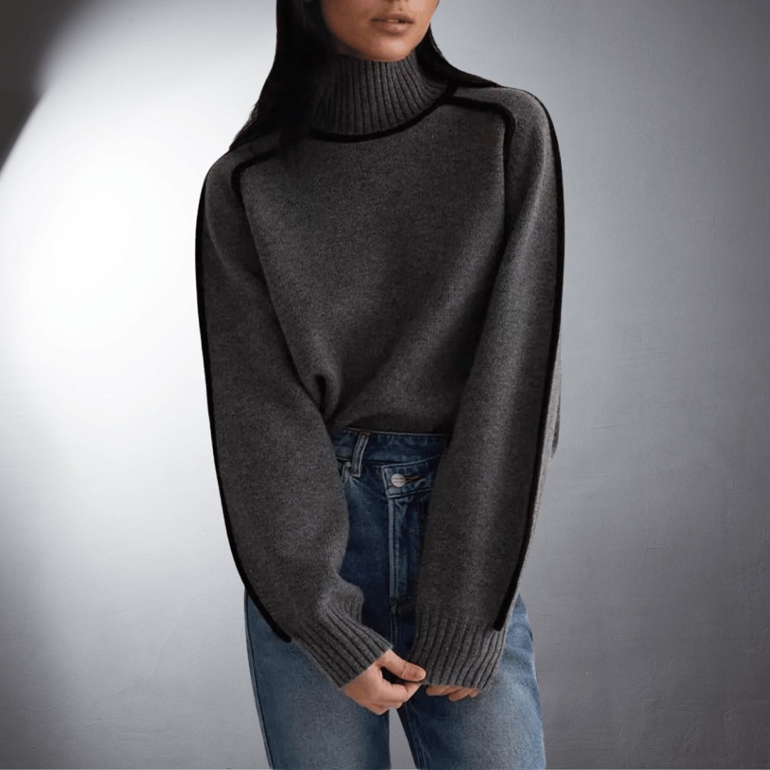 Women's Bio Turtleneck Sweater with Premium Comfort
