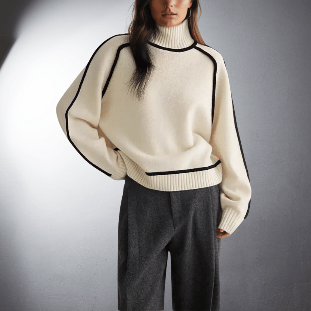 Women's Bio Turtleneck Sweater with Premium Comfort