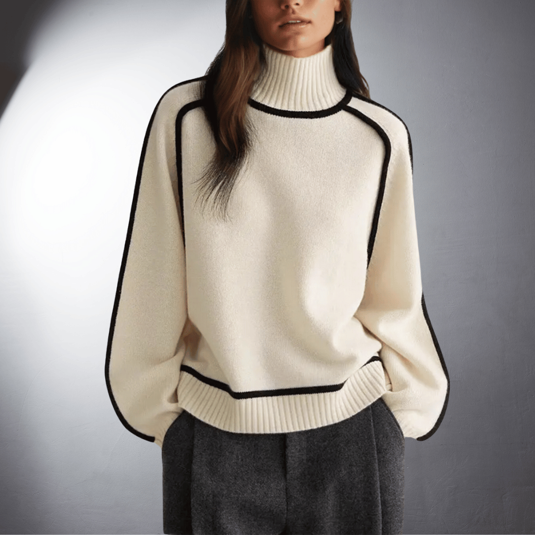 Women's Bio Turtleneck Sweater with Premium Comfort