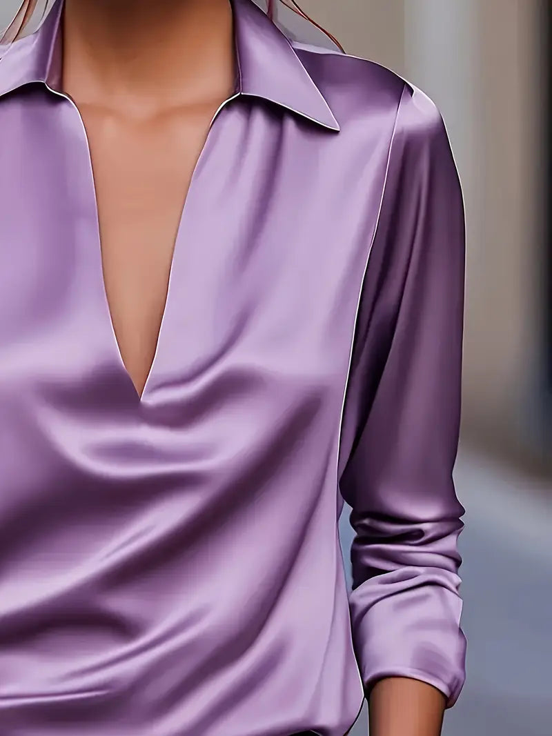 Women's Premium V-Neck Blouse