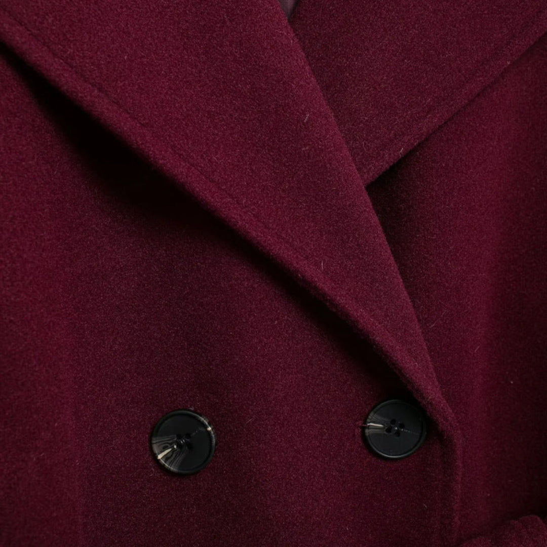 Women's Longline Wool Overcoat