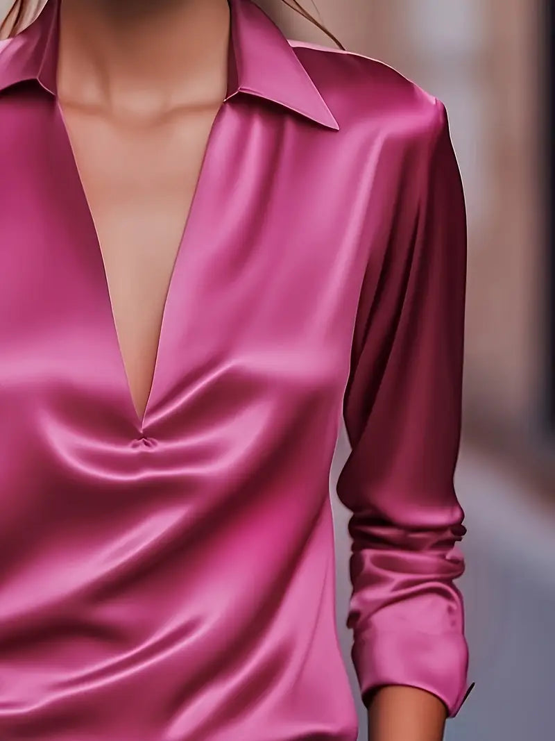 Women's Premium V-Neck Blouse