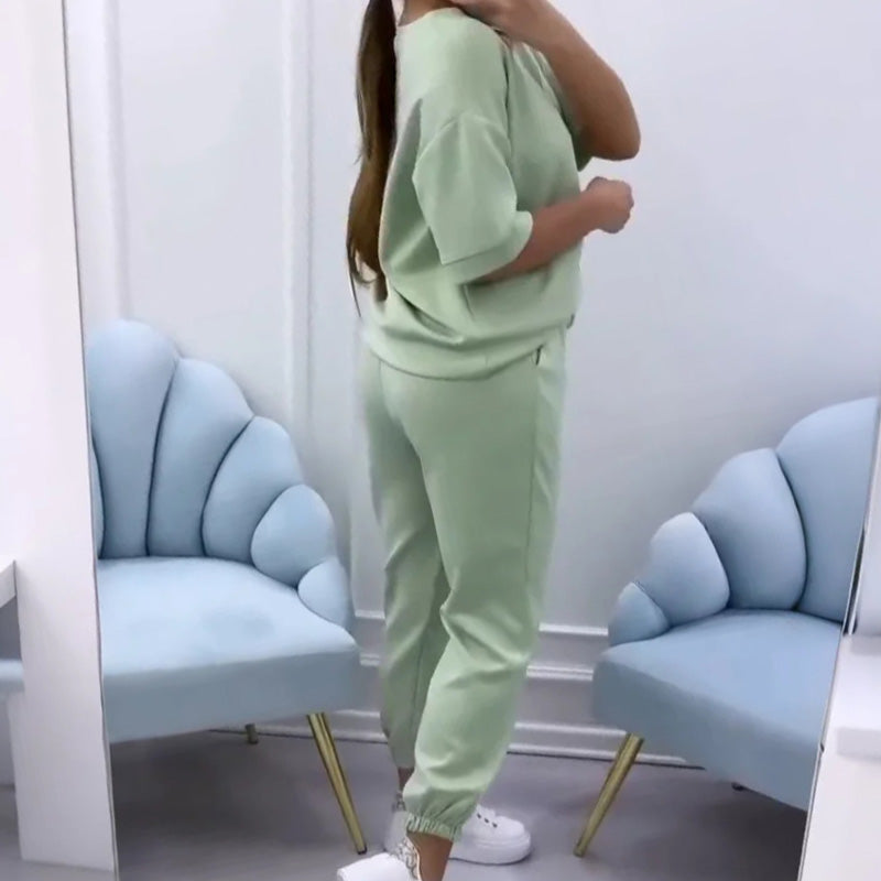 Women's Stylish Short Sleeve Set