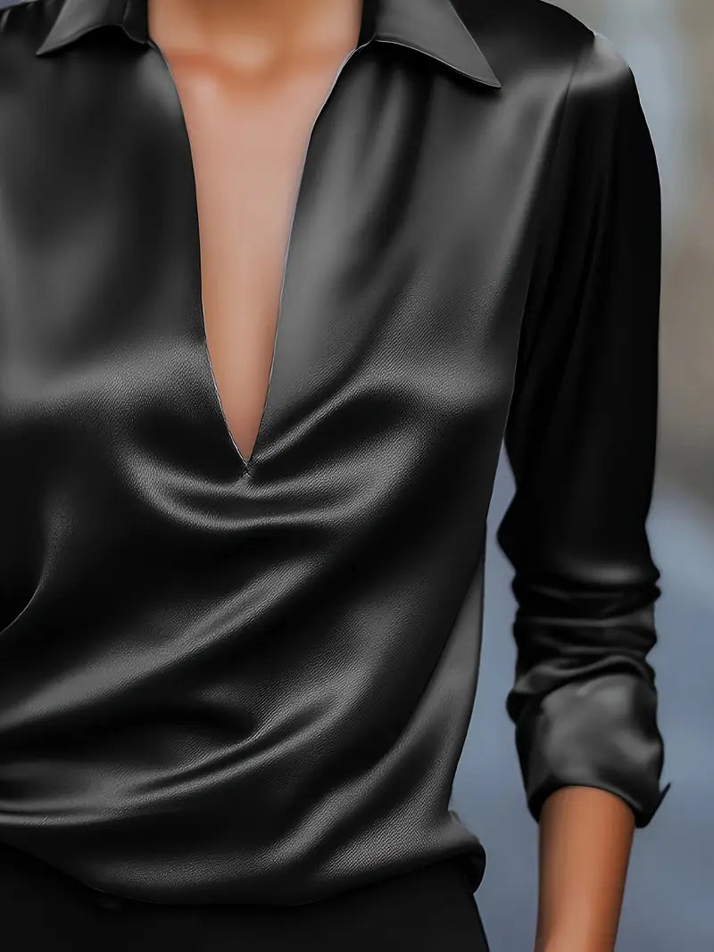 Women's Premium V-Neck Blouse