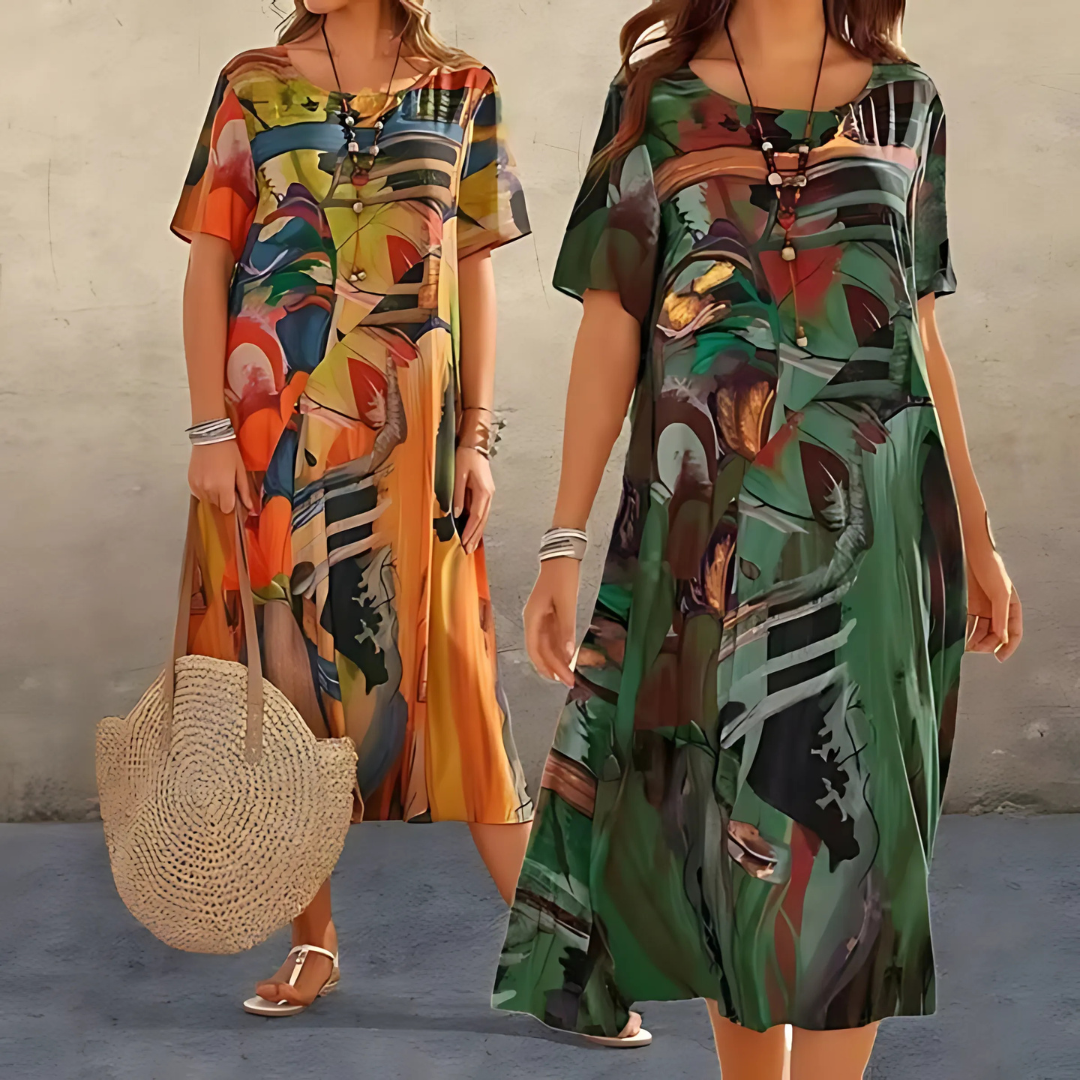 Women's Elegant Floral Dress